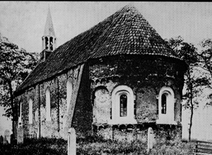kerk voor de restauratie van 1984